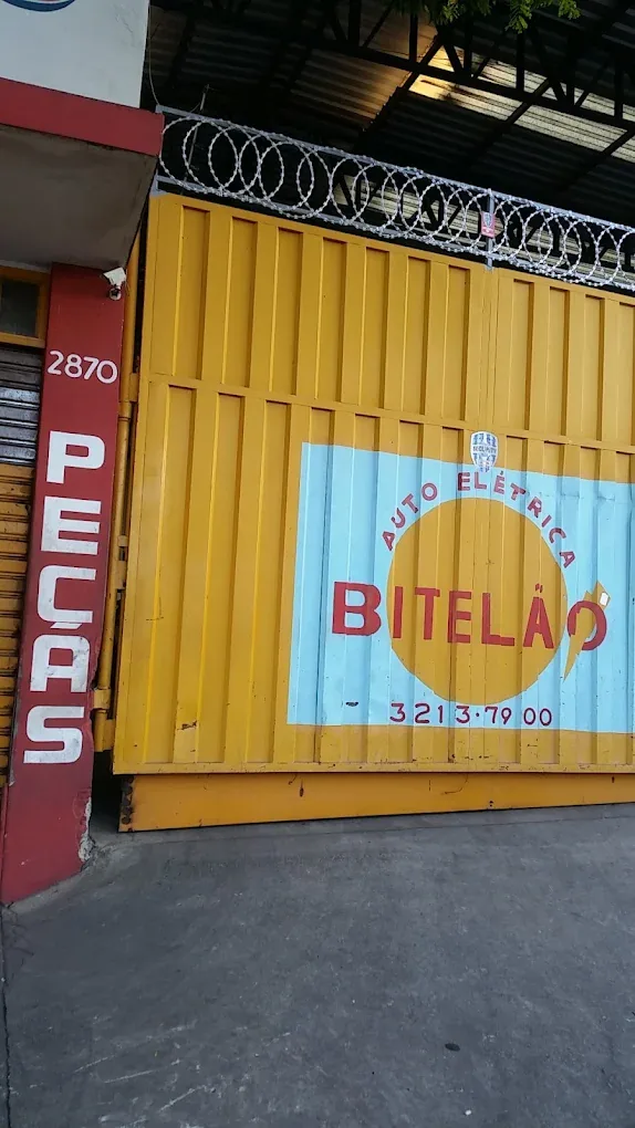 Fachada da Auto Elétrica Bitelão na Rua Rio de Janeiro, 2870, em Divinópolis