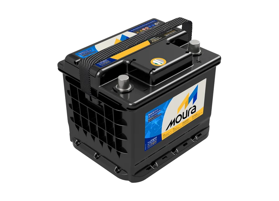 Bateria Moura comercializada ou utilizada nos serviços da Auto Elétrica Bitelão